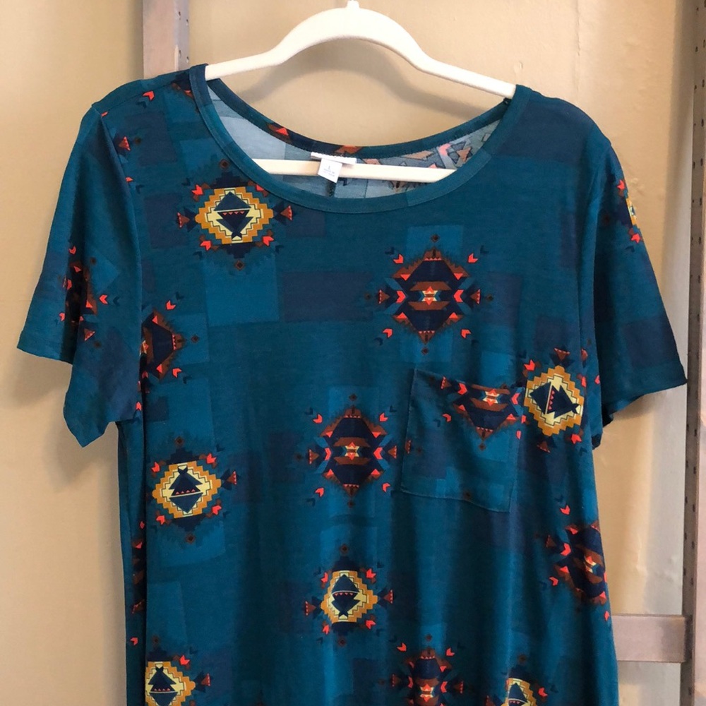 LuLaRoe Carly dress Large EUC